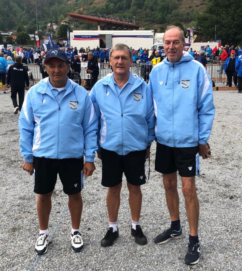 20/08/25    Championnat de France triplette  vétéran à Bourg St Maurice (73)