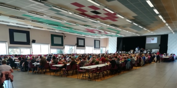 une belle affluence.