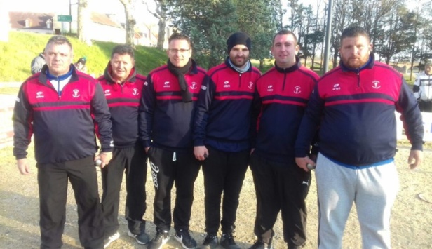 Les deux équipes de Domérat. Les deux équipes de Domérat.