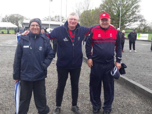 André POLICARPE; J-François DUSZYNSKI et Joaquin, MAGRANE. André POLICARPE; J-François DUSZYNSKI et Joaquin, MAGRANE.