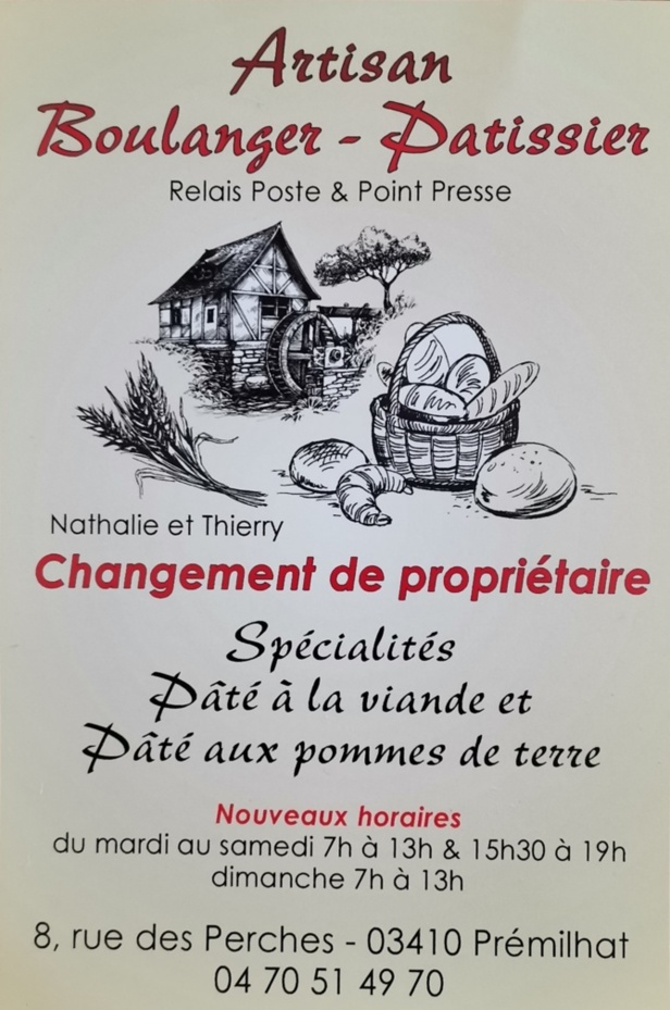 Artisan Boulanger - Patissier PREMILHAT Artisan Boulanger - Patissier PREMILHAT