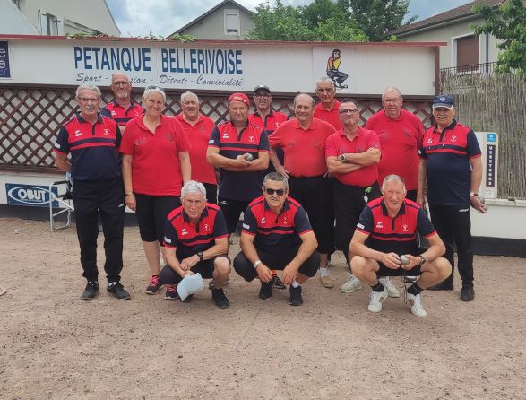 Les équipes de Bellerive et de Domérat Les équipes de Bellerive et de Domérat