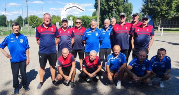 Les équipes de Dompierre A et de Domérat B Les équipes de Dompierre A et de Domérat B