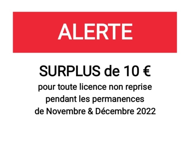 Informations club Informations club