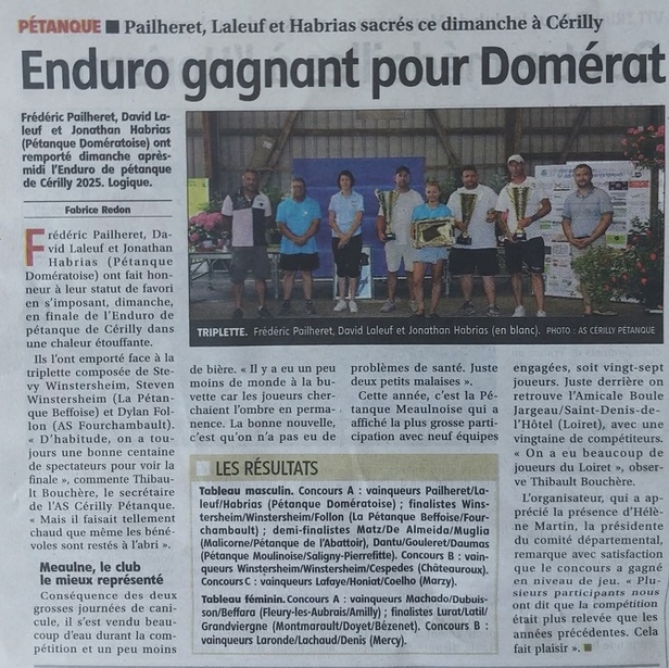 Article La Montagne Article La Montagne