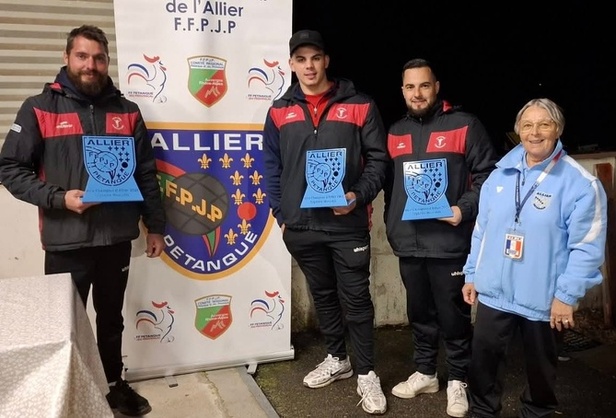 Vice Champion Allier Moise, Ylan et Mathieu Vice Champion Allier Moise, Ylan et Mathieu