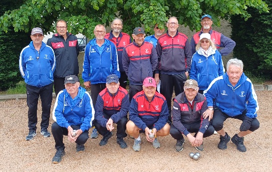 Les équipe de Domérat B et de Chatel A