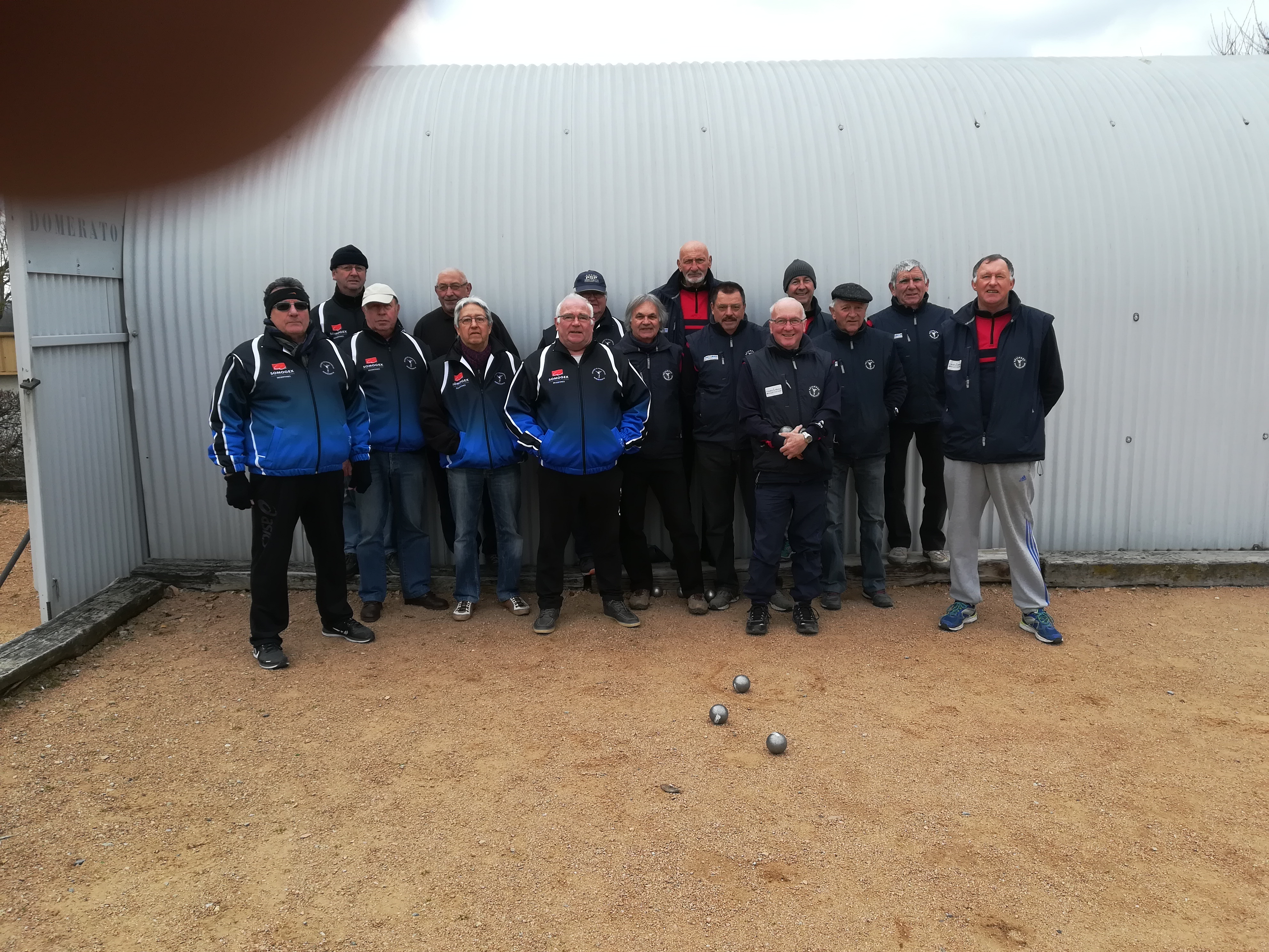 Les deux équipes DOMERAT et MARMIGNOLLES Les deux équipes DOMERAT et MARMIGNOLLES