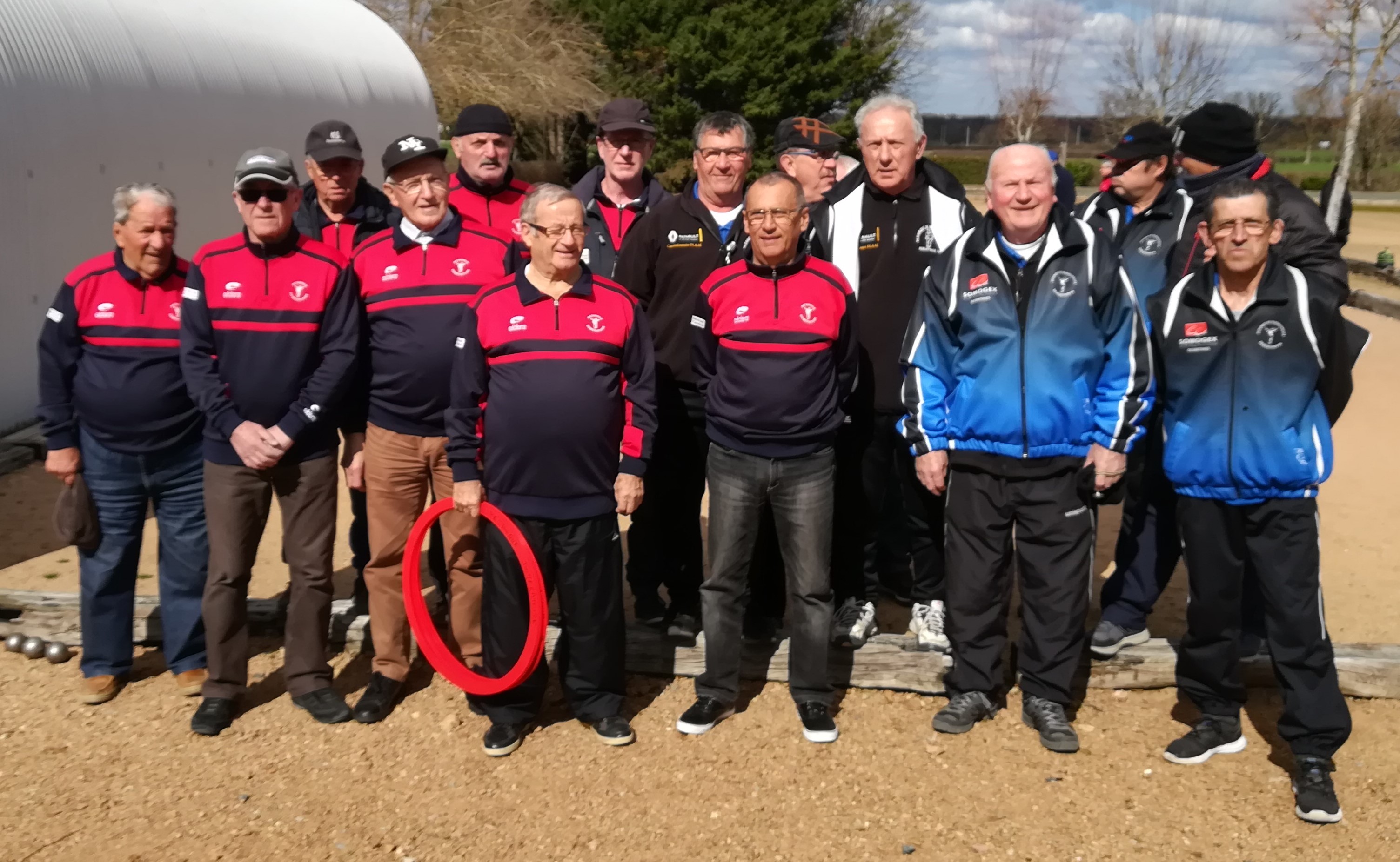 Les équipe de DOMERAT "C" et de MARMIGNOLLES "C". Les équipe de DOMERAT "C" et de MARMIGNOLLES "C".