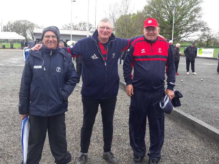 André POLICARPE; J-François DUSZYNSKI et Joaquin, MAGRANE. André POLICARPE; J-François DUSZYNSKI et Joaquin, MAGRANE.