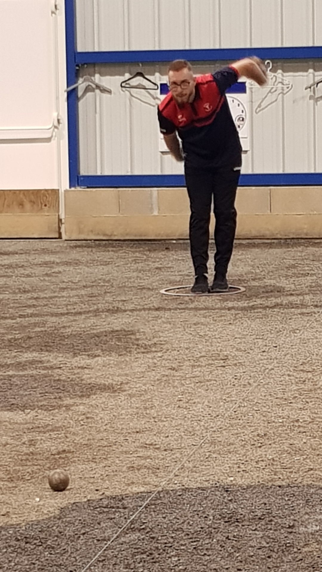 Léo Bernard au tir Léo Bernard au tir