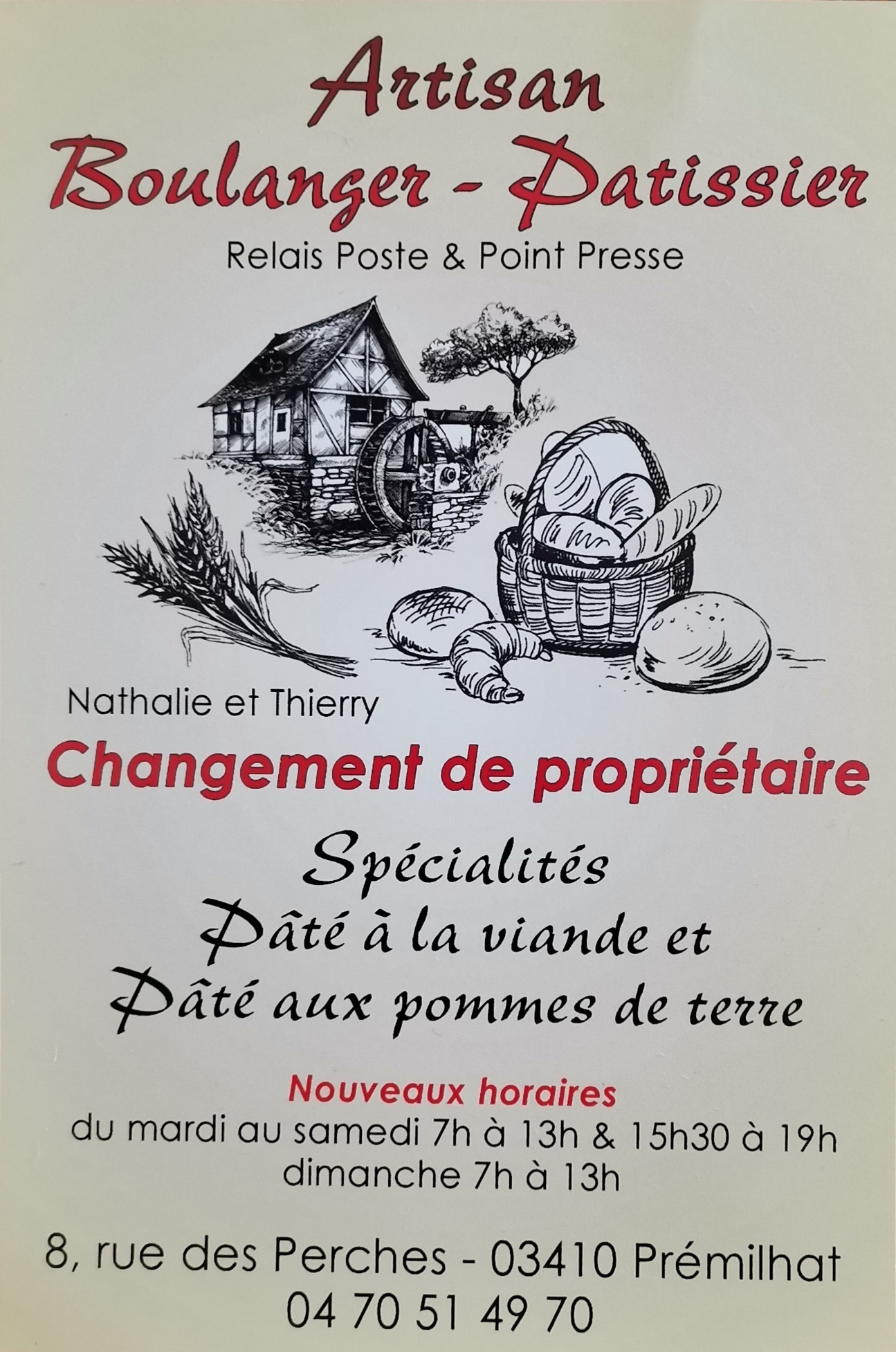 Artisan Boulanger - Patissier PREMILHAT Artisan Boulanger - Patissier PREMILHAT