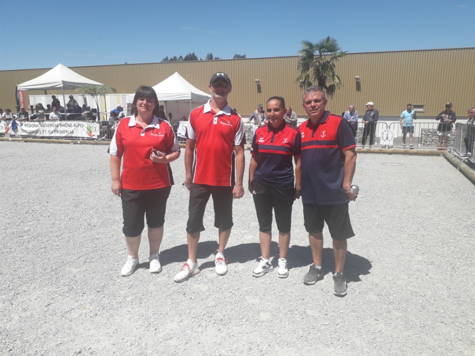 Domérat contre une équipe de la Haute Savoie en quart de finale Domérat contre une équipe de la Haute Savoie en quart de finale
