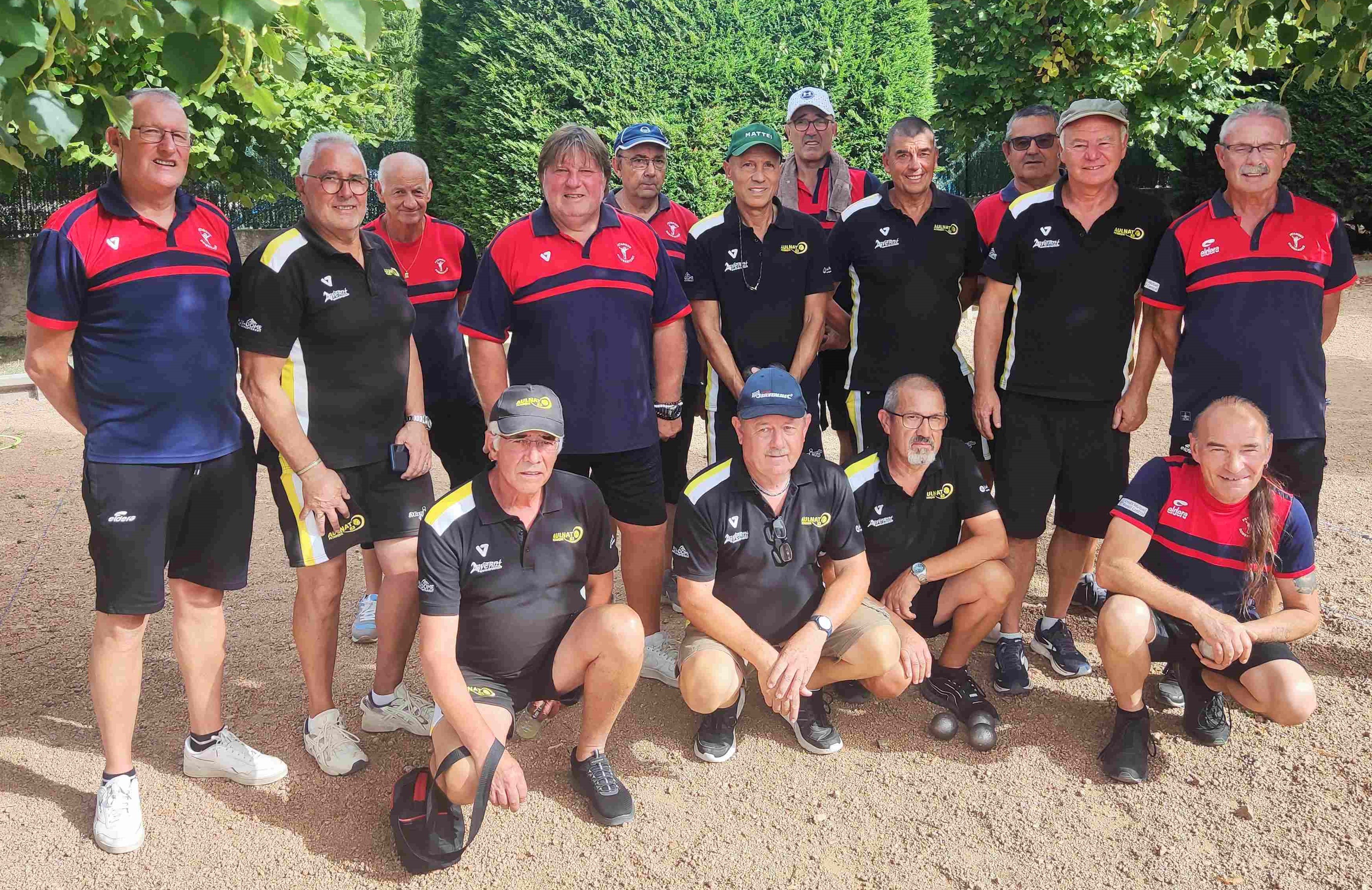 Les équipes de Domérat "A" et de PS des  AULNES Les équipes de Domérat "A" et de PS des  AULNES