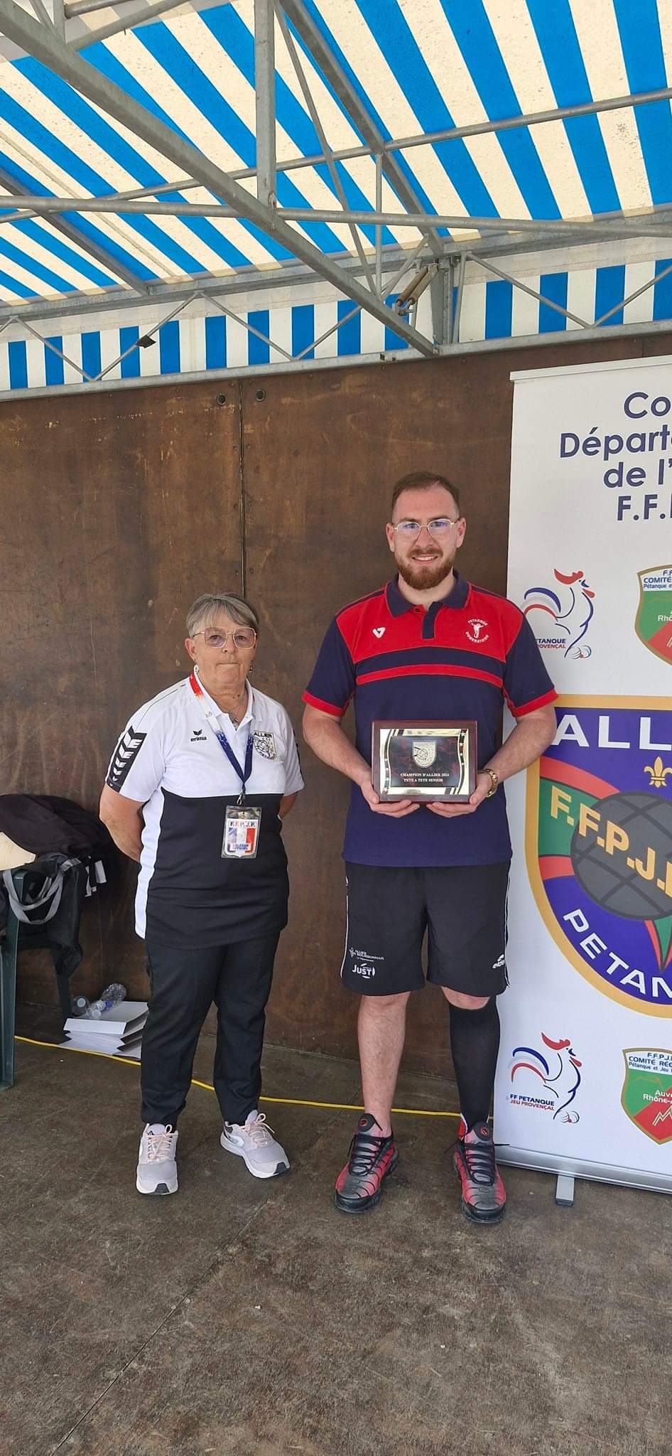 Léo Bernard Champion d'Allier Tête à Tête