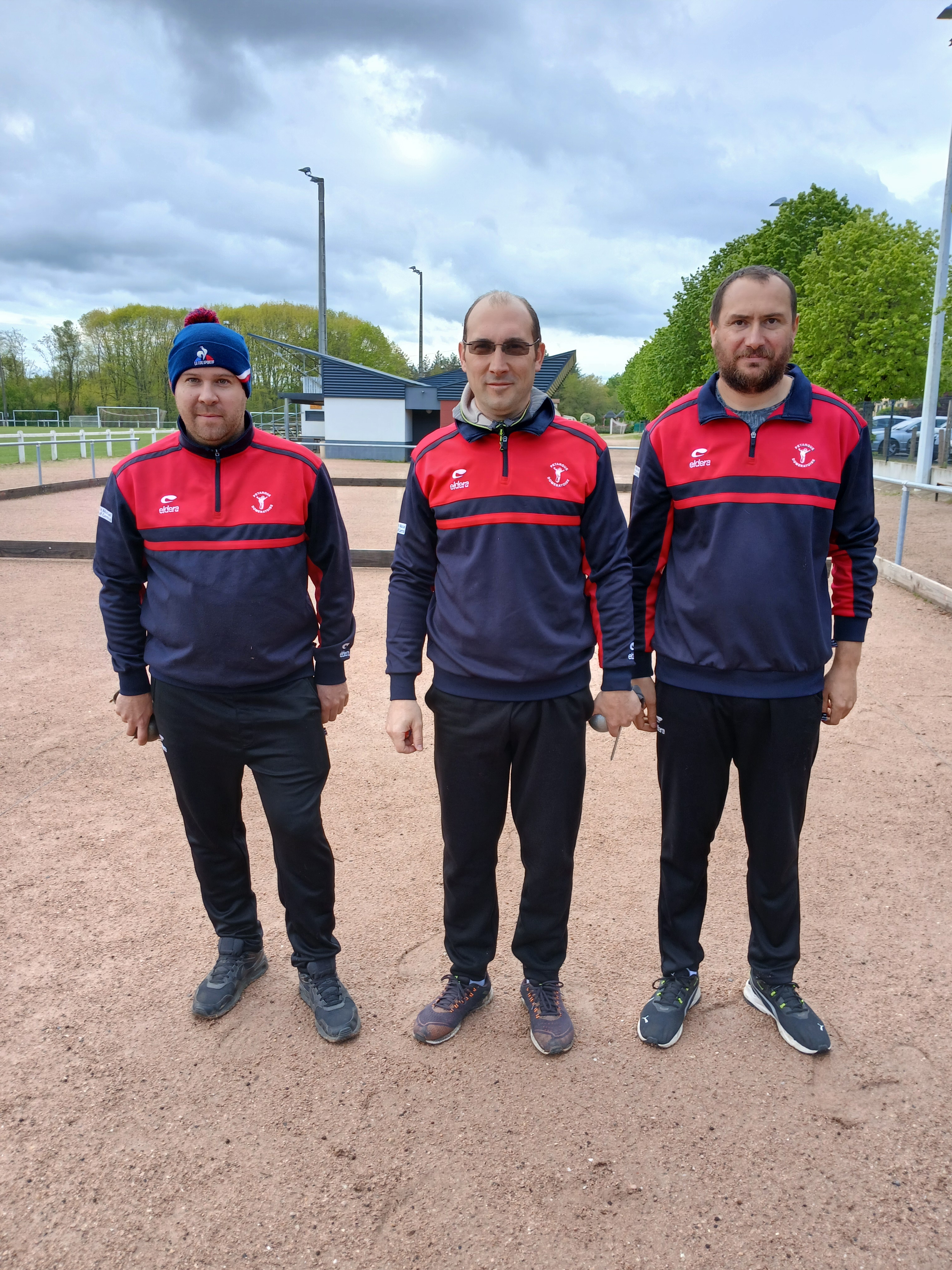 Gilles Botte, Arnaud Andrier et Aurélien Godefroy