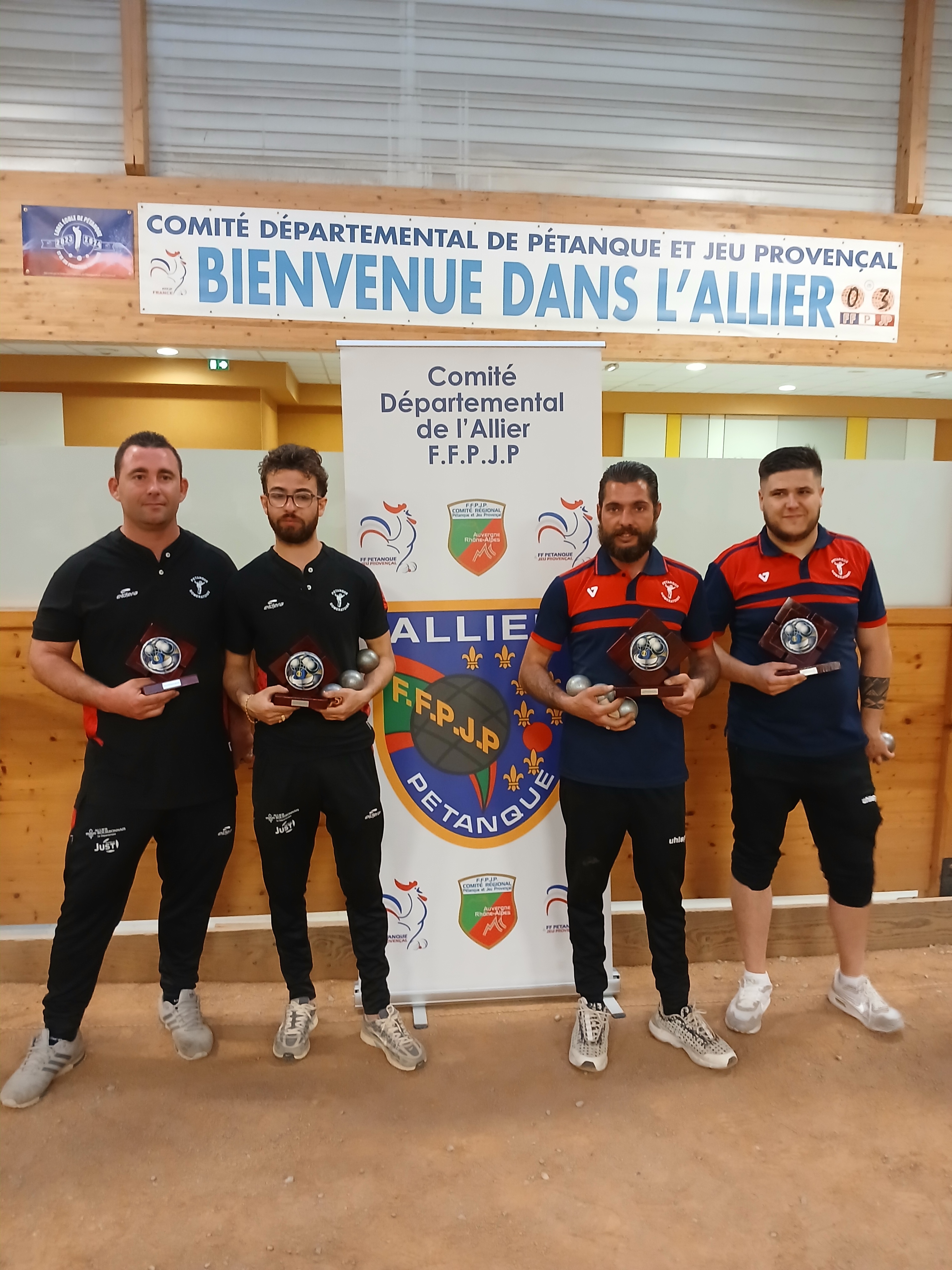 Championnats d'Allier Doublette Masculin et Tête à Tête Féminin Championnats d'Allier Doublette Masculin et Tête à Tête Féminin