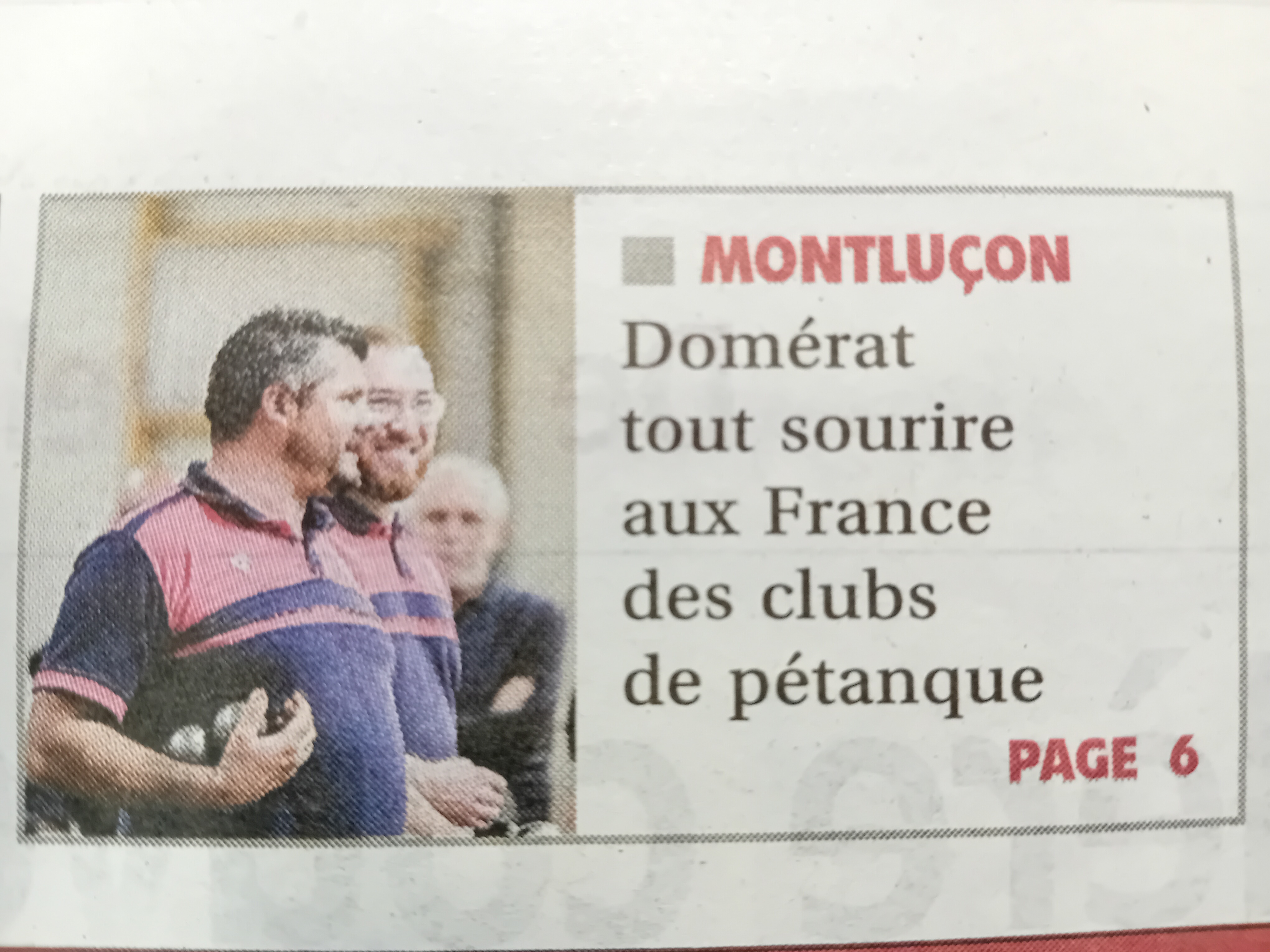 Article La Montagne Article La Montagne
