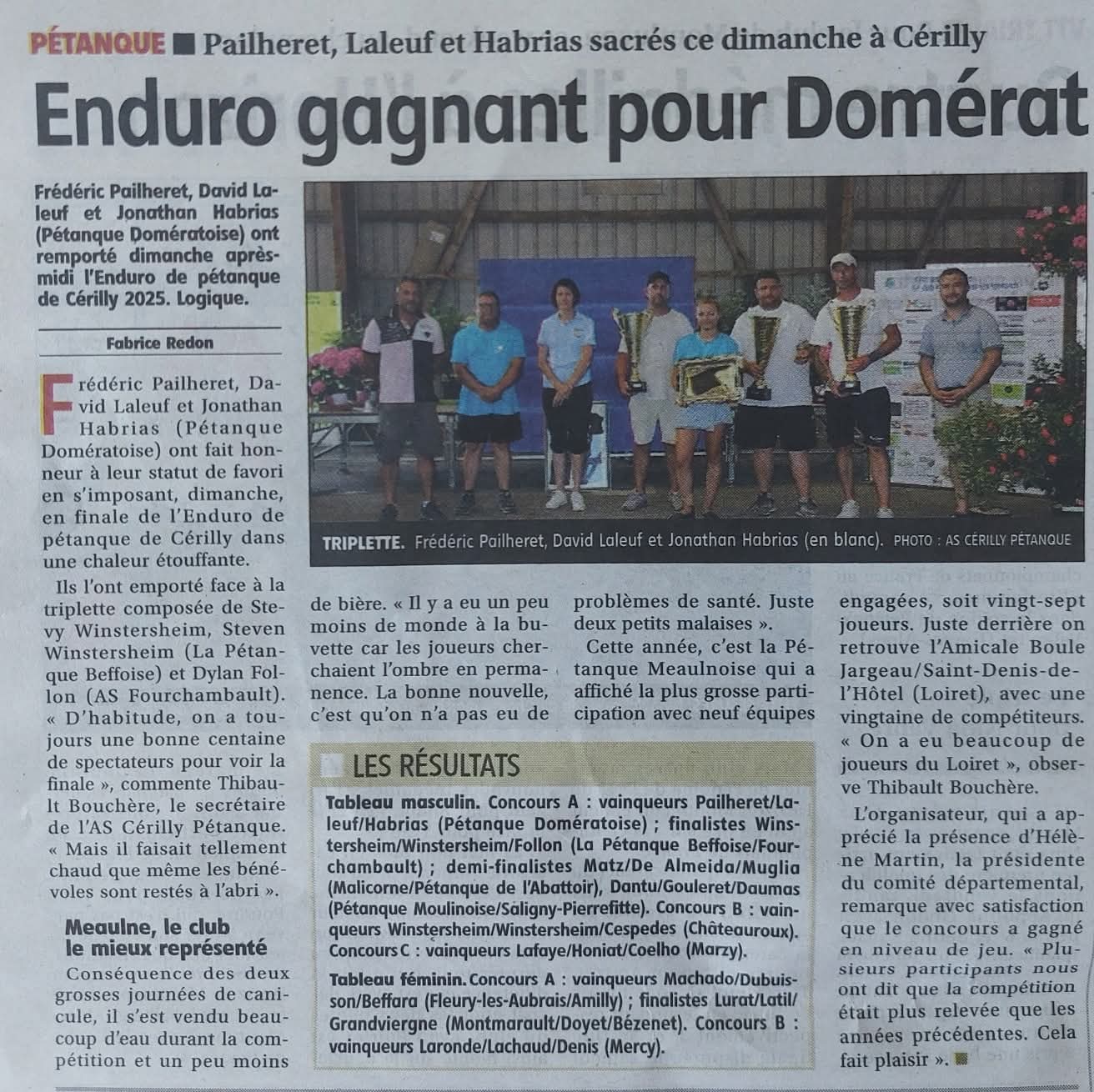 Article La Montagne Article La Montagne