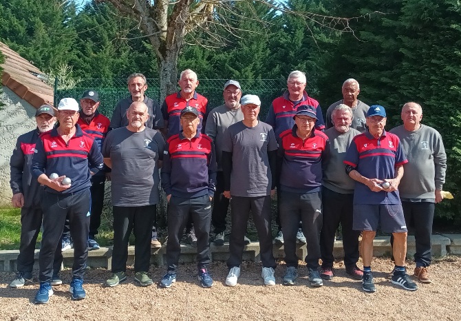 Les équipes de Domérat D et d'Ebreuil