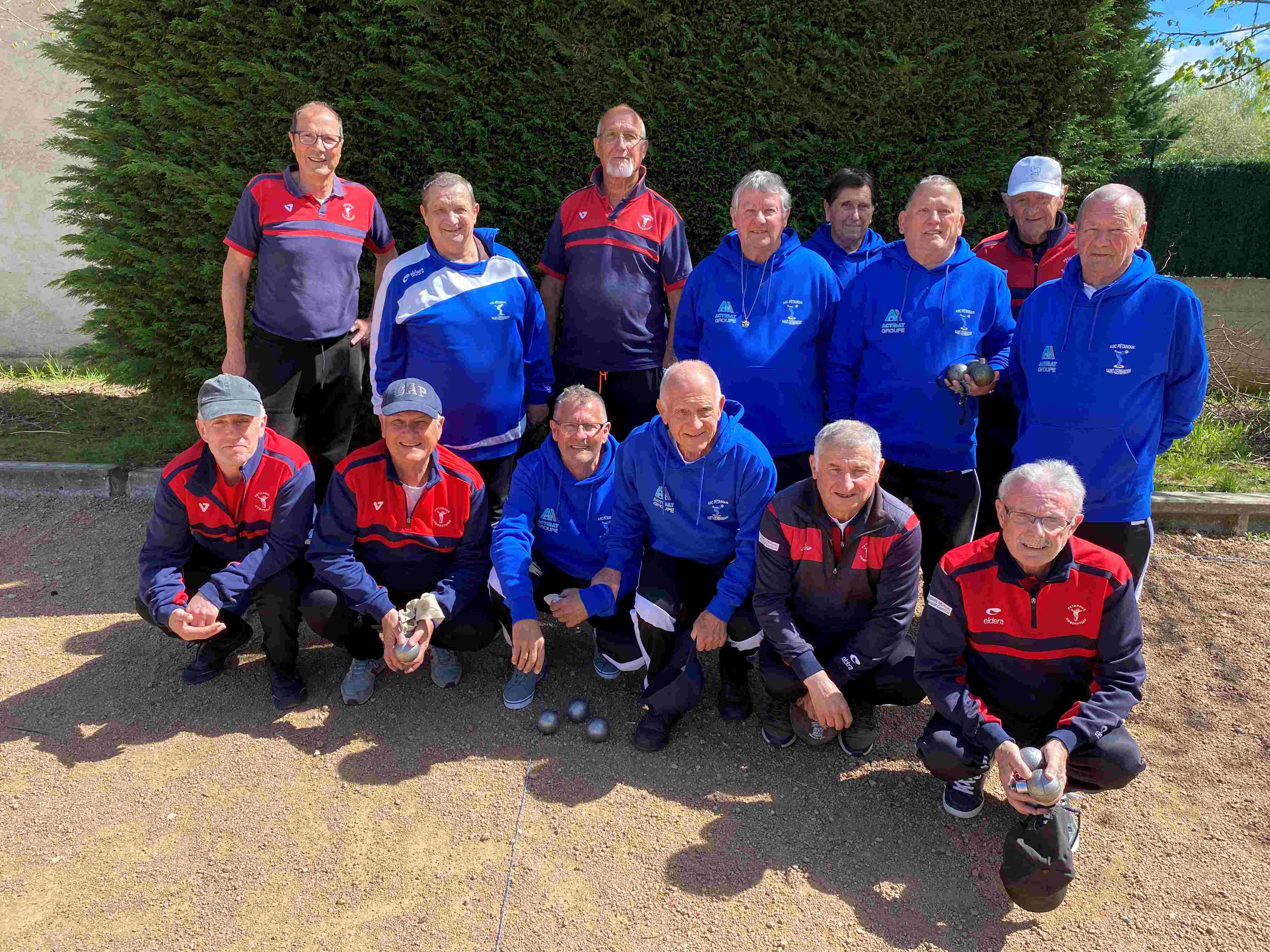 les équipes de Domérat B et de Saint Germain A