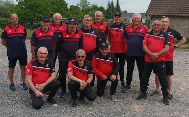 Les équipes de Rongères et de Domérat D