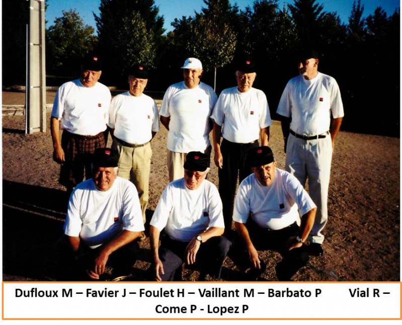 vainqueurs Veterans, Coupe de l'Allier Vichy 2000