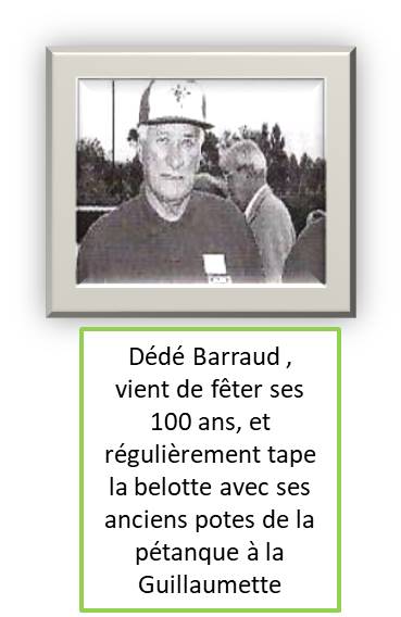 Dede Barraud 100 ans  