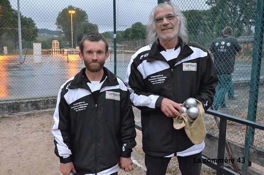 Encore une qualification en doublette à TENCE Encore une qualification en doublette à TENCE