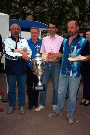 Grand Prix de Berlin. de Gauche à droite: F Begue-L Brizard-G Begue