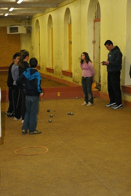 entraînement au pétanquodrome