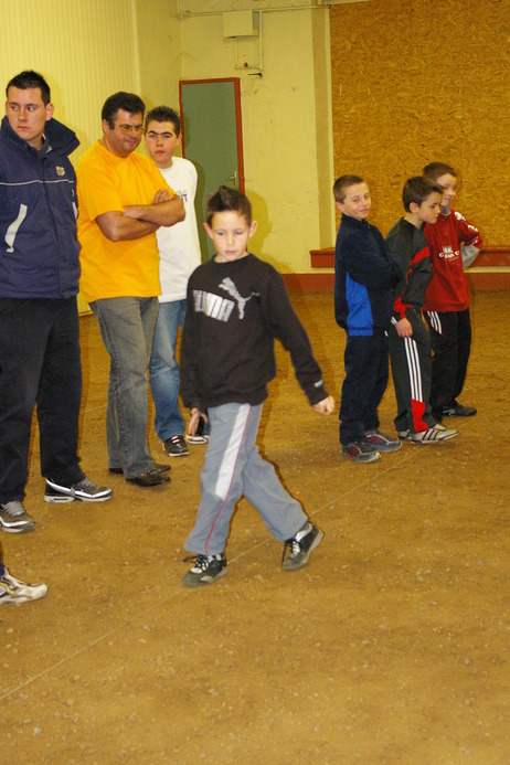 entraînement au pétanquodrome