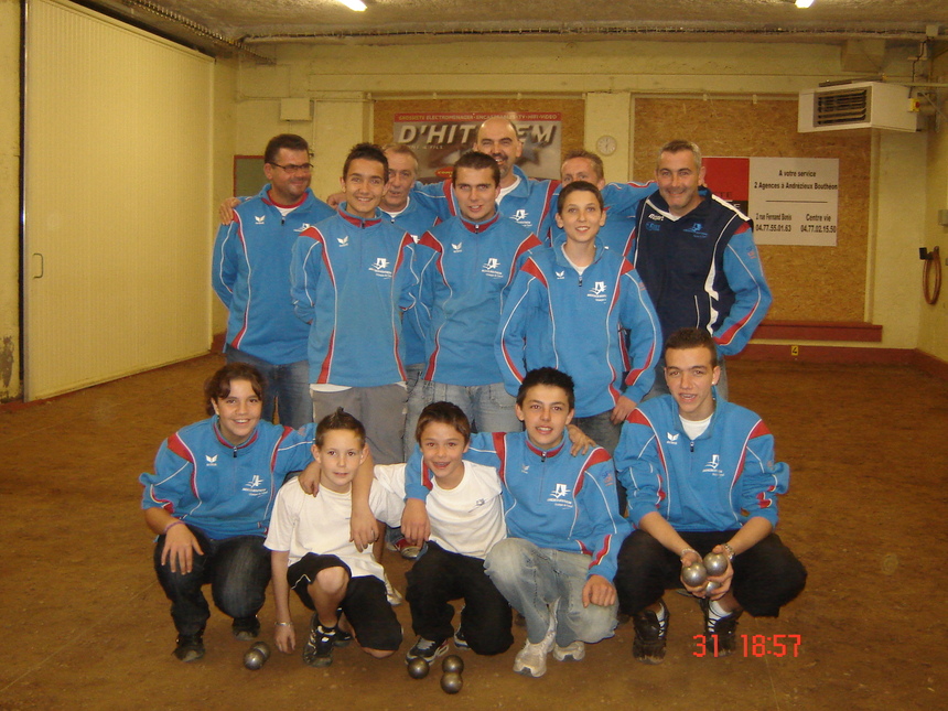 L'ECOLE DE PETANQUE QUALIFIEE POUR LA PHASE FINALE DE LA COUPE DE LA LIGUE
