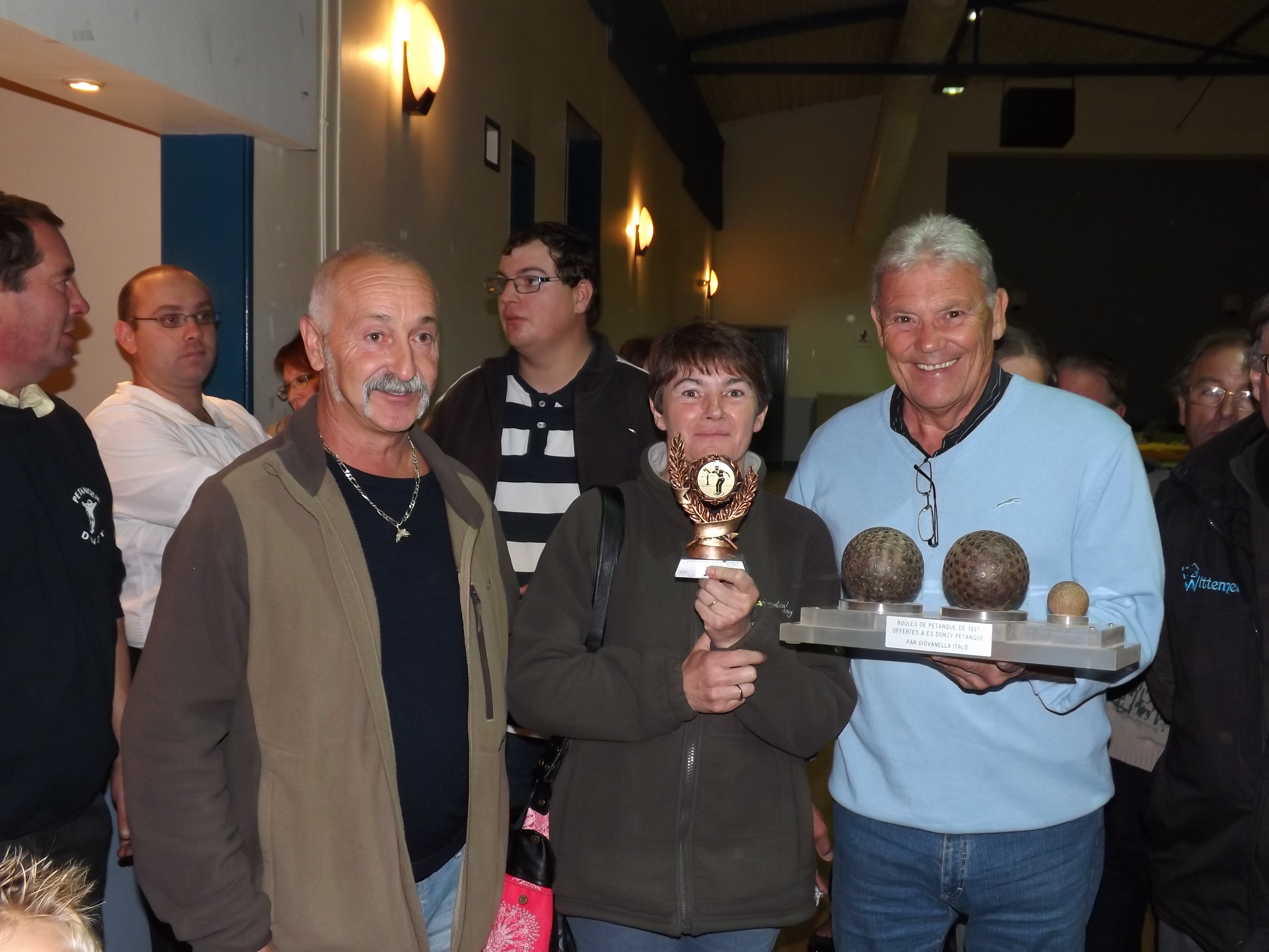 27/10/2014 : Repas de fin d'année et remise de prix par mr Jean Claude Barathon vice président et mr Basnier Thierry président .