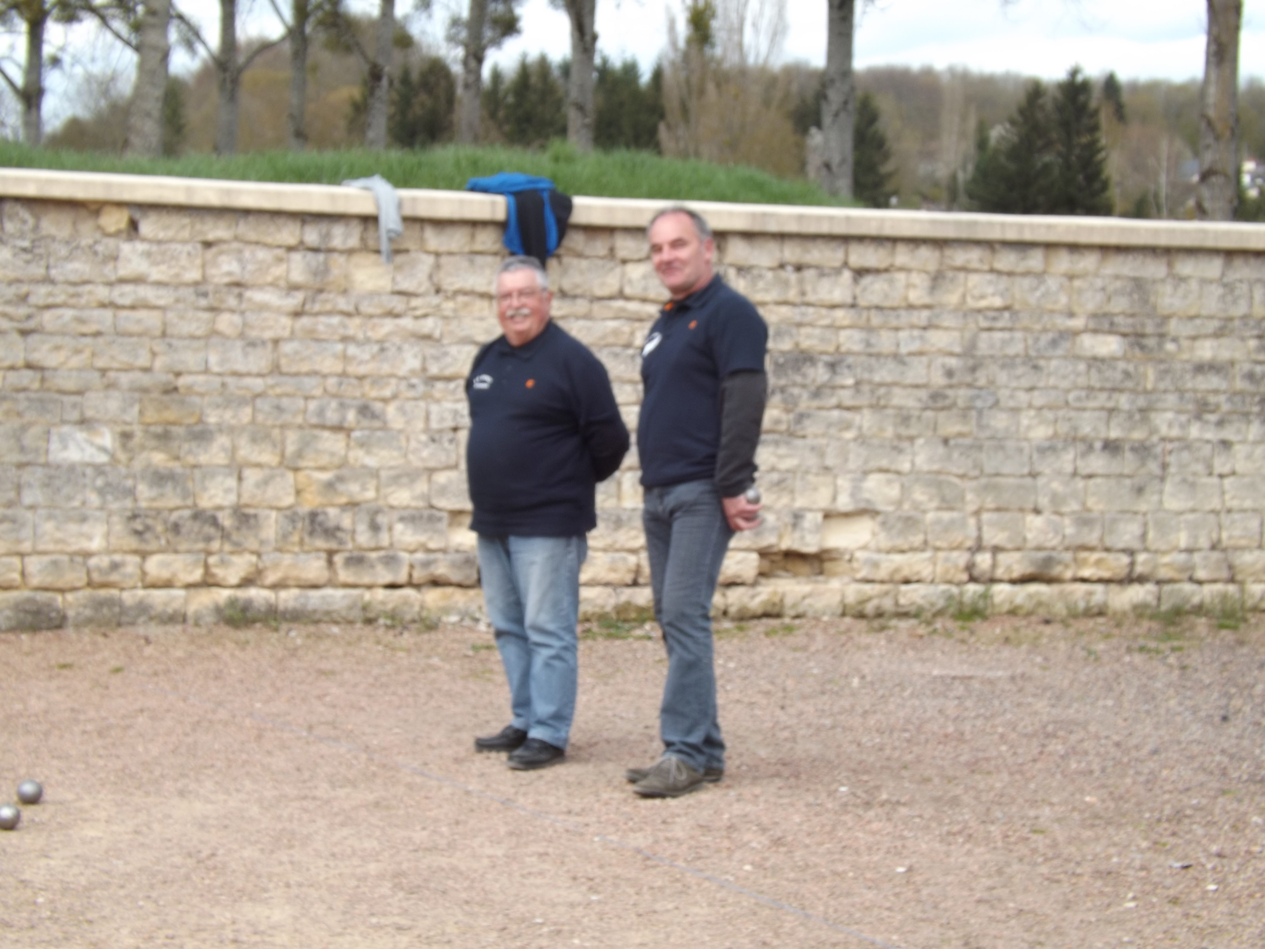 Patrick et Jean Pierre championnat doublette à Guerigny