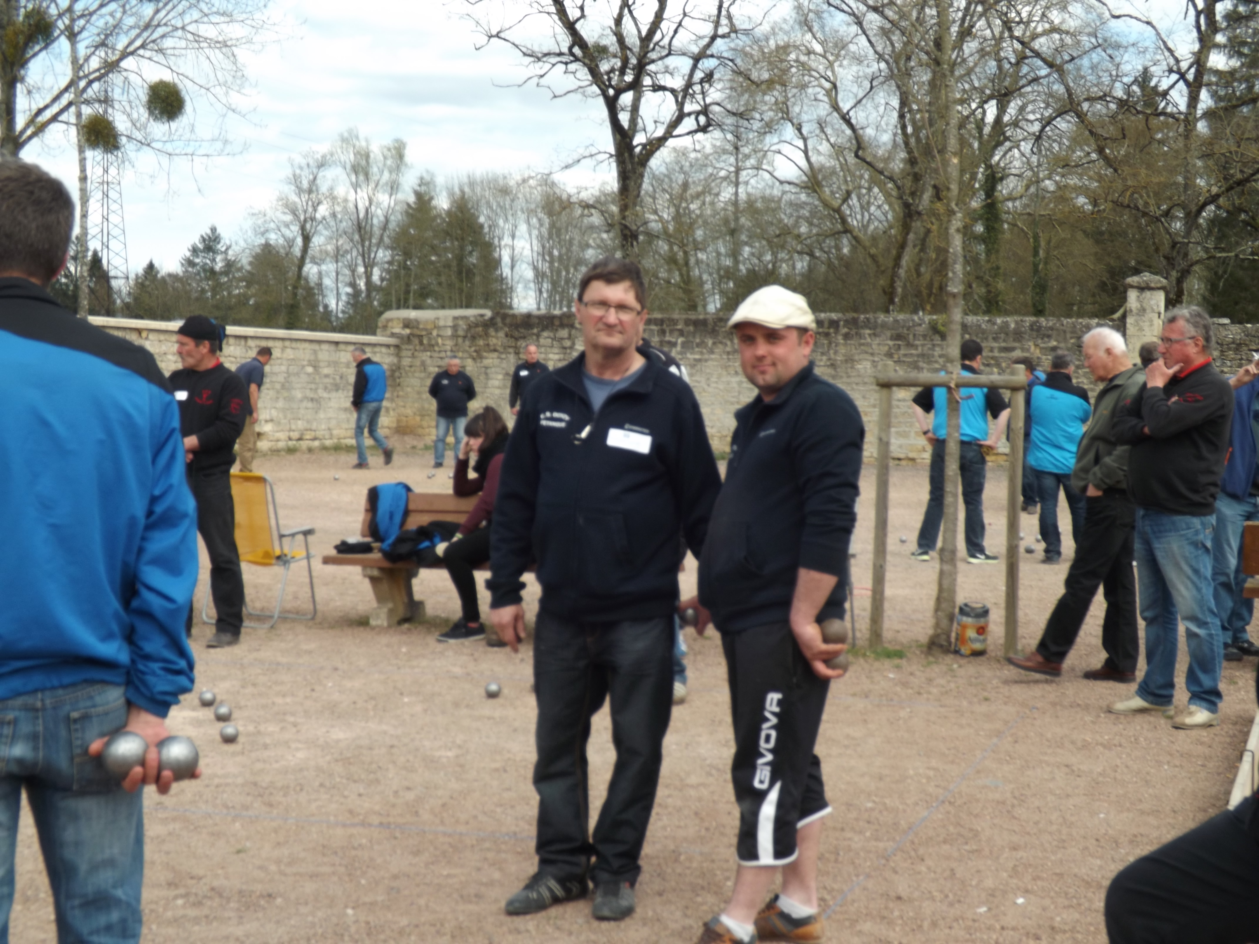 Jean luc et Jérémy championnat doublette à Guérigny