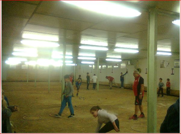 But d' honneur jeunes école de Pétanque.