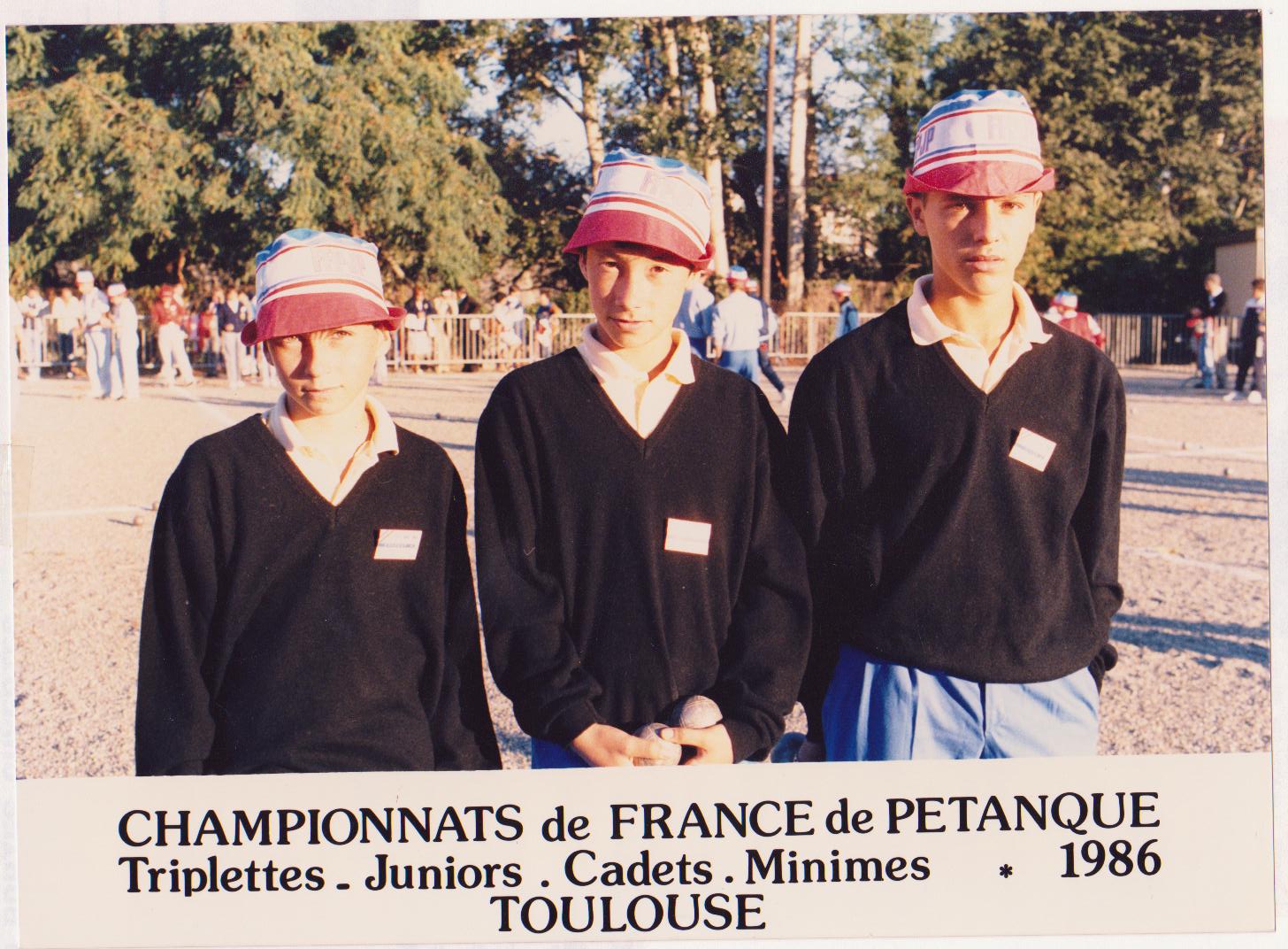 Toulouse championnat de France 1986 . Toulouse championnat de France 1986 .