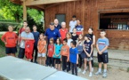 Guillaume et les jeunes Ecole de Pétanque