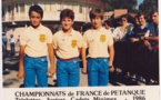 Pétanque Trévoux 1986 .