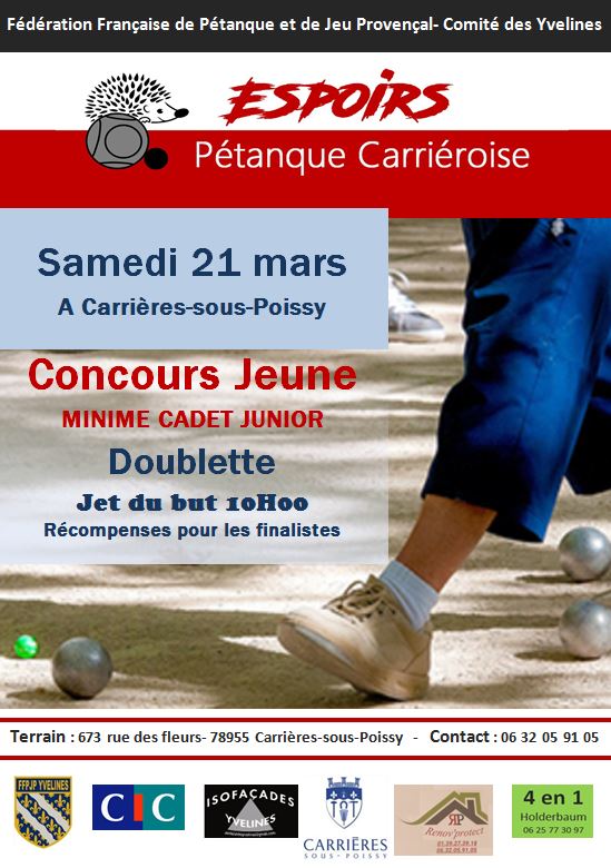 Concours Jeune 21/03/2020 Concours Jeune 21/03/2020
