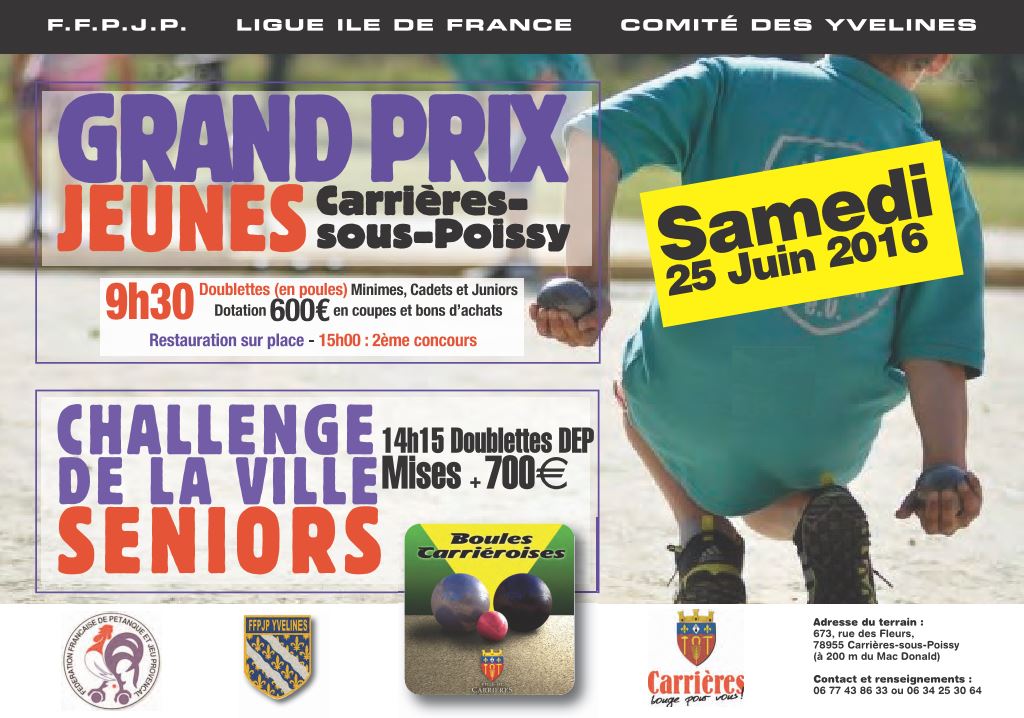 Grand Prix Jeunes des Boules Carriéroises (CD78)