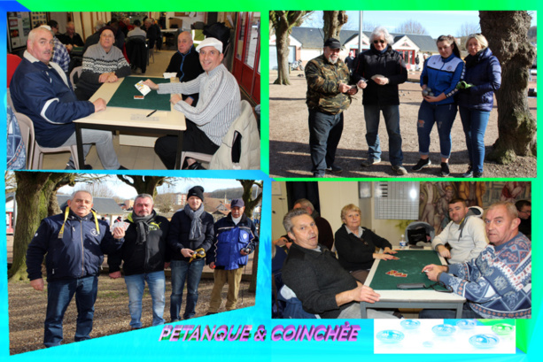 résultat pétanque coinchée du 10/02