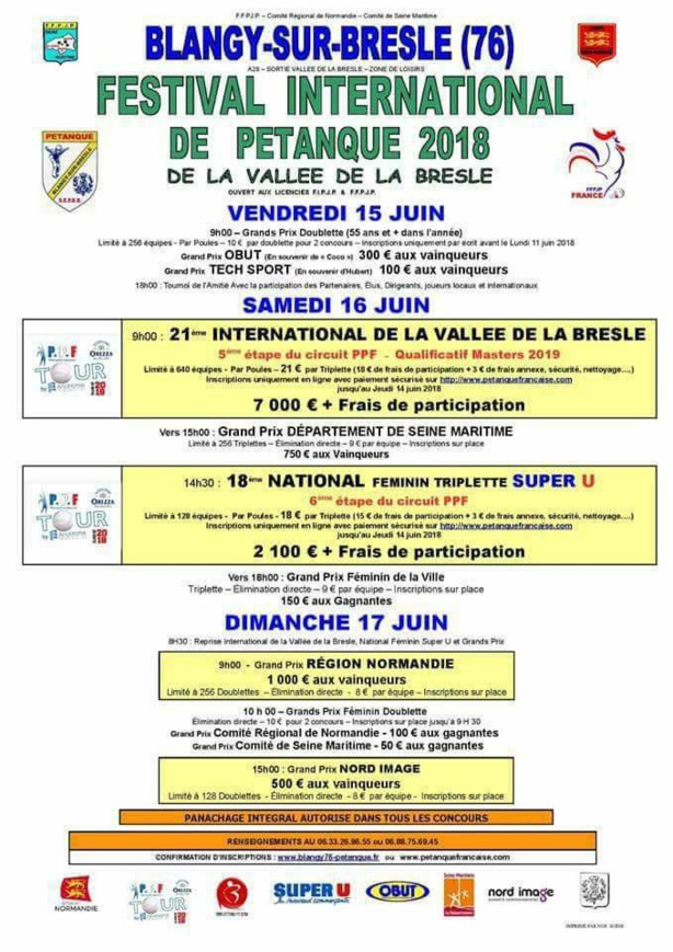 Affiche de l'International de Blangy