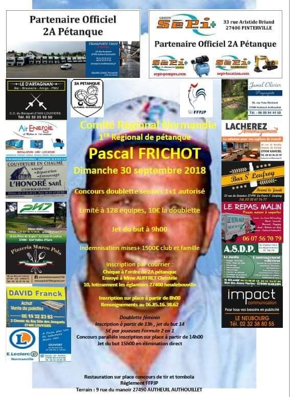 Souvenir Pascal Frichot Souvenir Pascal Frichot
