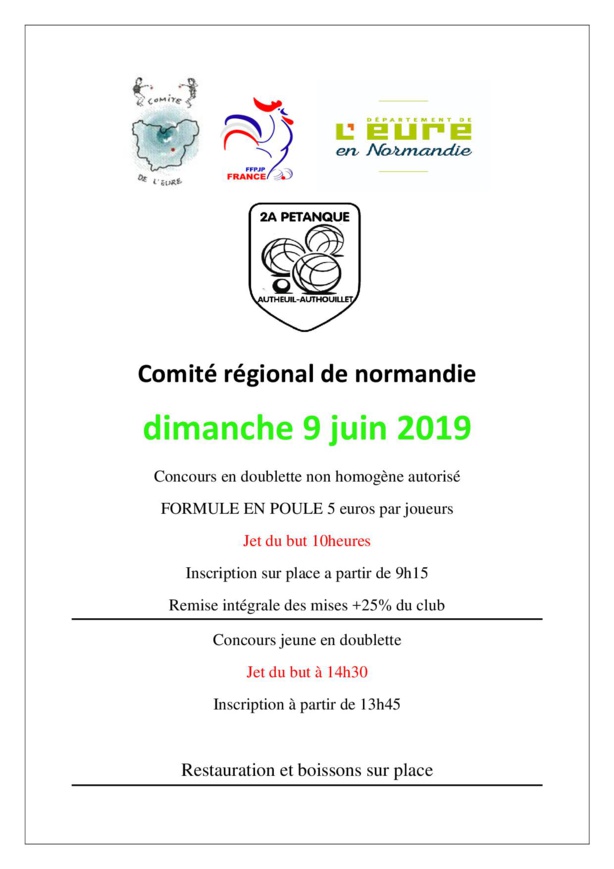 Concours le 9 juin à Autheuil
