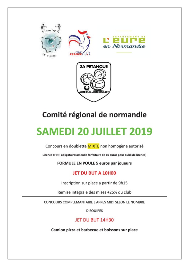 Concours à Autheuil Authouillet