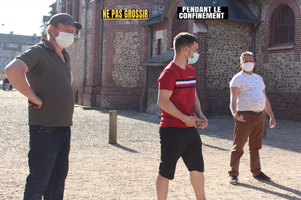 Une partie de Pétanque ÉVREUX NAVARRE