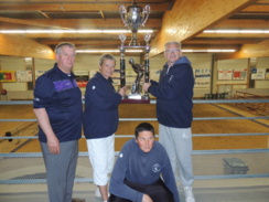 Trophée Haute Normandie triplette Mixte,  le trophée pour NAVARRE