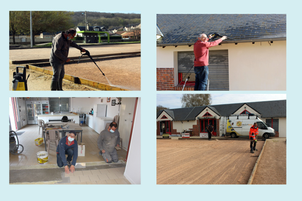 Les travaux Pétanque Évreux Navarre